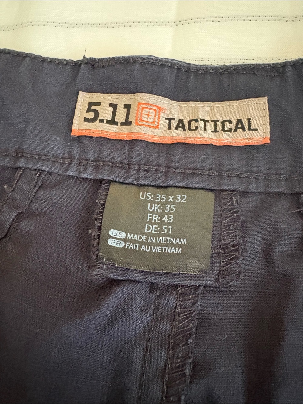 5.11 Tactical Men's Dark Navy Cargo Pants - Picture 5 of 10